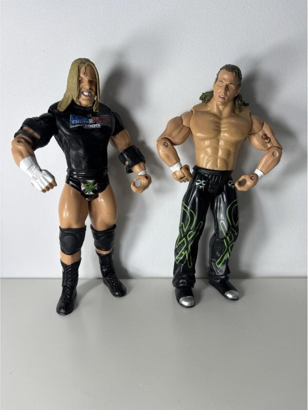 TRIPLE H SHAWN MICHAELS WWE ADRENALINE JAKKS PACIFIC WRESTLING DX
